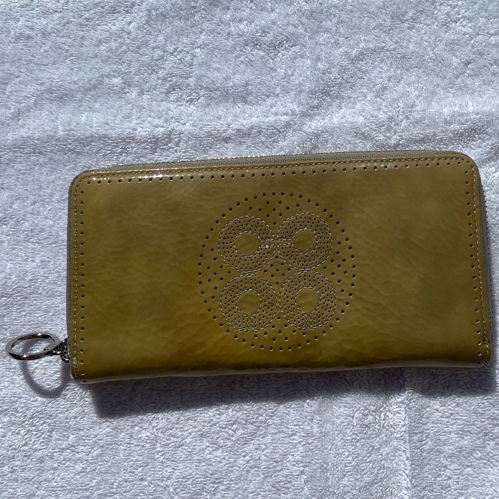 Coach Green and Grey Wallet